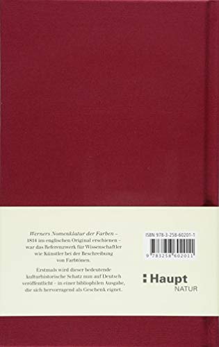 Werners Nomenklatur der Farben: angepasst an Zoologie, Botanik, Chemie, Mineralogie, Anatomie und die Kunst
