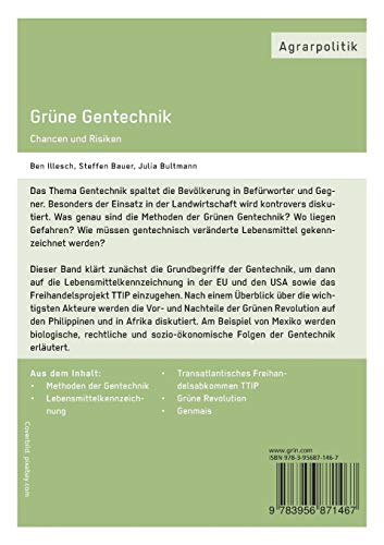 Grüne Gentechnik – Chancen und Risiken - 2