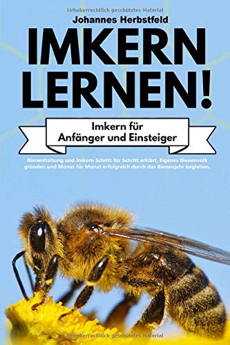 IMKERN LERNEN! Imkern für Anfänger und Einsteiger: Bienenhaltung und Imkern Schritt für Schritt erklärt. Eigenes Bienenvolk gründen und Monat für Monat erfolgreich durch das Bienenjahr begleiten. - 1