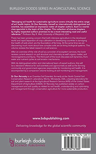 Managing Soil Health for Sustainable Agriculture Volume 1: Fundamentals (Burleigh Dodds Series in Agricultural Science, Band 48) - 2