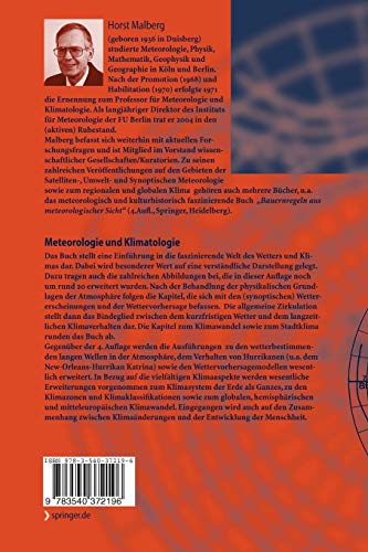 Meteorologie und Klimatologie: Eine Einführung (Springer-Lehrbuch) (German Edition), 5. Auflage: Eine Einfuhrung - 2