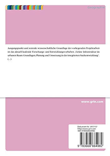 Urbane Grüne Infrastruktur als innovatives Konzept für die Freiraum- und Landschaftsplanung in deutschen Städten: Am Beispiel Würzburger Innenstadt - 2