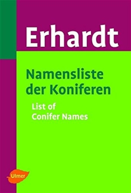 Namensliste der Koniferen. List of Conifer Names