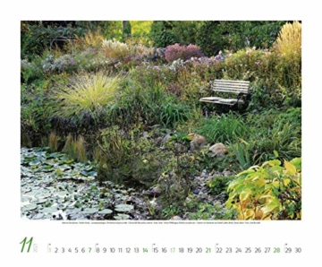 Gartenträume 2021: Großer Wandkalender. Foto-Kunstkalender zum Thema Gärten. PhotoArt Kalender im Querformat. 55 x 45,5 cm - 14