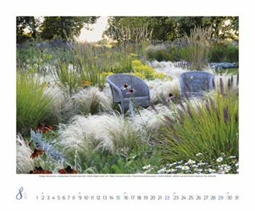 Gartenträume 2021: Großer Wandkalender. Foto-Kunstkalender zum Thema Gärten. PhotoArt Kalender im Querformat. 55 x 45,5 cm - 10