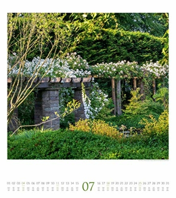 Paradiesische Gärten Kalender 2021, Wandkalender im Hochformat (48x54 cm) - Gartenkalender - 4